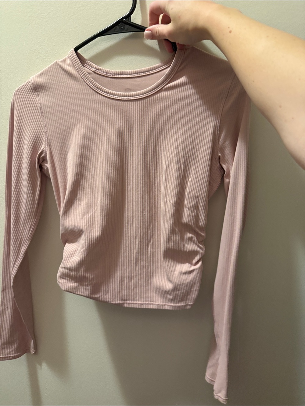 lululemon athletica Ribbed Long Sleeve Top - Light Pink